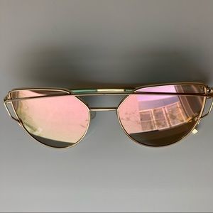 Sagey rose tinted sunglasses. New